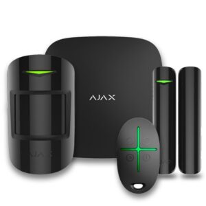Ajax StarterKit 2 – комплект сигналізації з Ethernet та двома SIM-картами – чорний