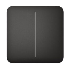 LightSwitch 2-gang black - Розумний двоклавішний вимикач, чорний
