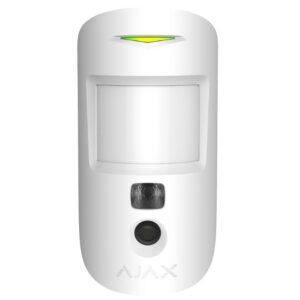 Ajax MotionCam PhOD - бездротовий датчик руху, що знімає фото за тривогою і за запитом, білий